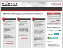 Tablet Screenshot of danielofficeproducts.com